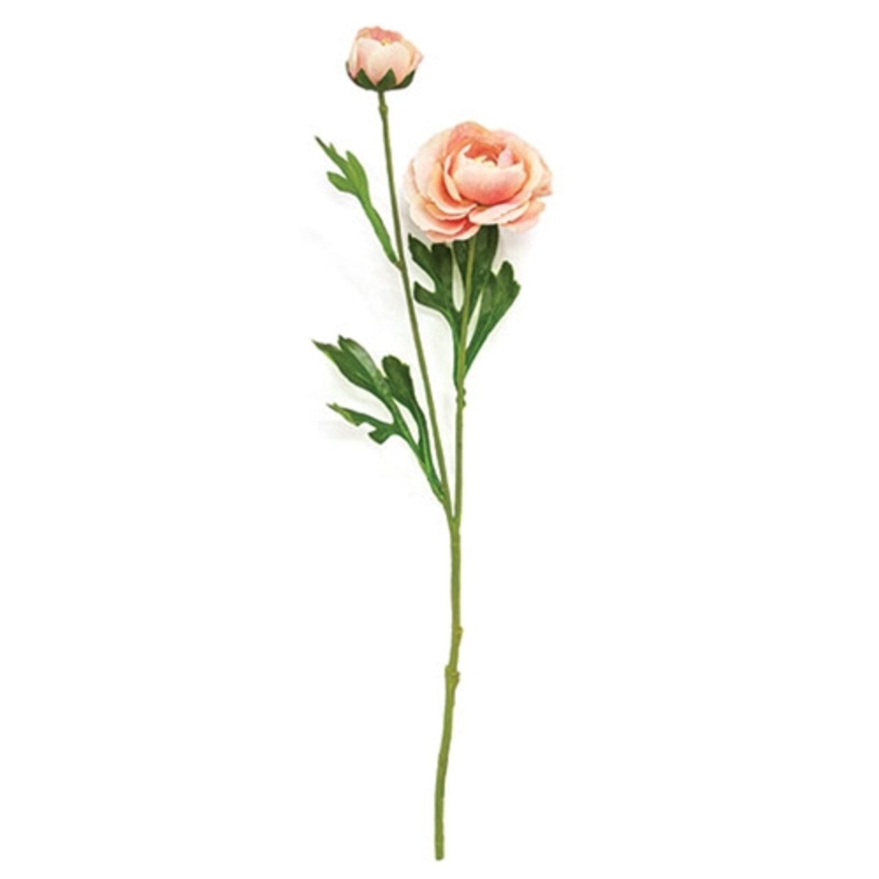Artificial Blushing Peony Spray 23 Inch Flower Stem for Vase Decor Set of 6
